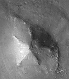 D&M pyramid on mars. Credit: NASA
